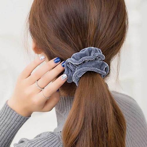 那饰大号气质绒布发圈韩版发绳头绳韩国发饰品扎马尾橡皮筋盘发女