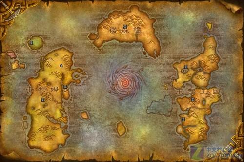 新艾泽拉斯世界地图