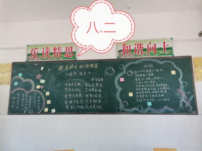 高新区五楼初级中学—— "诵国学经典诗文 扬中华传统文化"黑板报展示