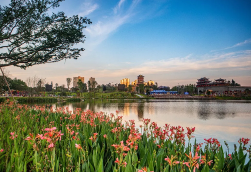 重庆旅游景点荣昌香国公园有人关注