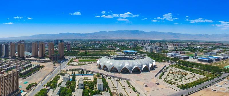 俯瞰银川市西夏区.西夏区委宣传部供图
