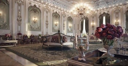 法国古典奢华宫廷风格住宅 - 马蹄网