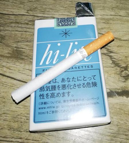 日本免税喜力香烟(hi-lite)焦油量17mg,烟碱量1.4mg