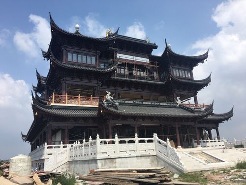 七子山乾元寺,雄踞苏州横山山脉主峰---七子山之巅.