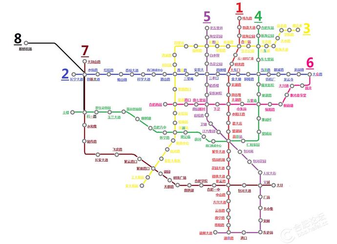 合肥地铁5号线走的是天津路吗