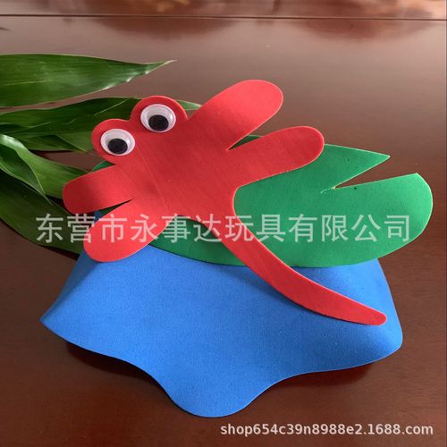 动物头饰孔雀蝴蝶蜻蜓蜗牛蜜蜂鹦鹉小鸟乌鸦燕子帽子儿童表演道具