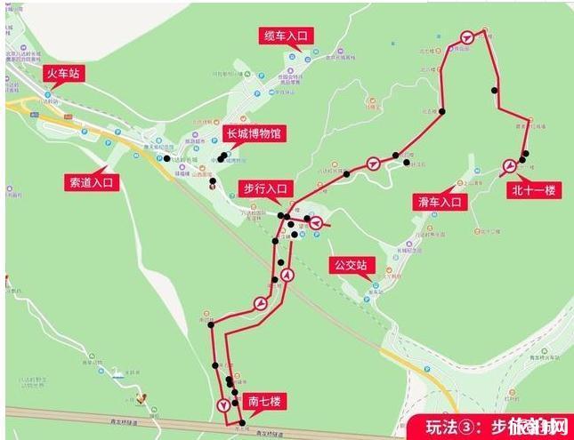 八达岭长城旅游路线推荐
