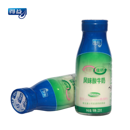 低脂佳钙风味酸牛奶_酸奶_品牌产品_得益乳业