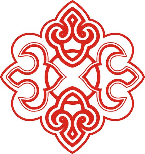 少数民族蒙古族中国国风传统艺术吉祥图案古典花纹设计素材