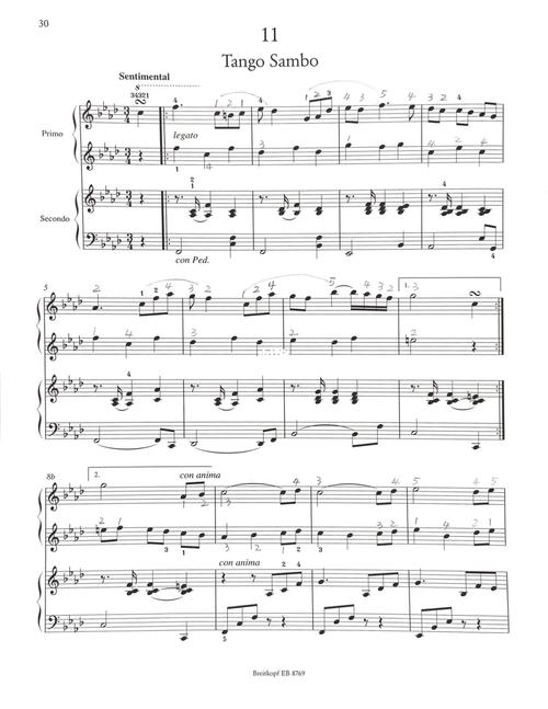 曲谱分享/四手联弹爵士钢琴谱