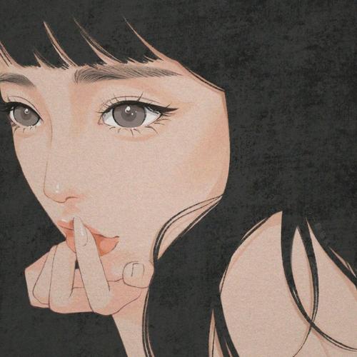 头像 头像女 手绘 冷淡风 卡通 少女心