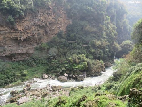 马岭河峡谷景区2021年3月24日