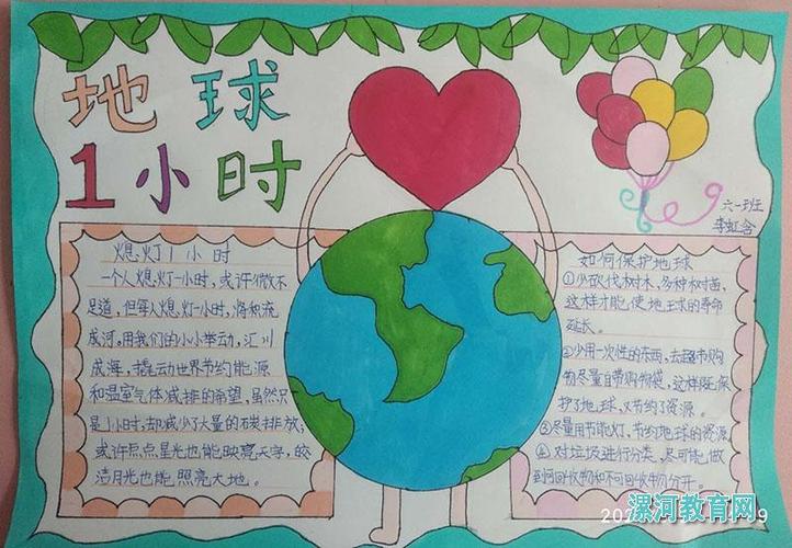 学生手抄报学生手抄报为了唤起学生对全球变暖的意识,树立学生保护