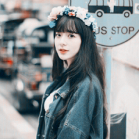 百度带花环美女微信头像【点击鼠标右键下载】