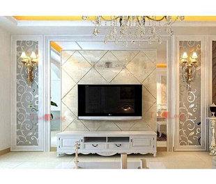 边框 尚家:艺术拼镜 茶镜 玻璃 电视边框镜 影视背景墙 a088