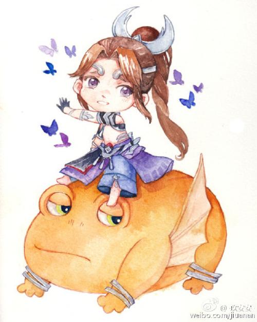 剑网3剑胆琴心# 扫描出来昨天那只被调戏的呱太.