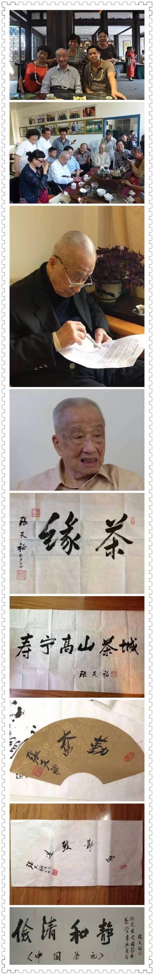十大茶叶专家茶学泰斗张天福今天107岁生日 为了 
