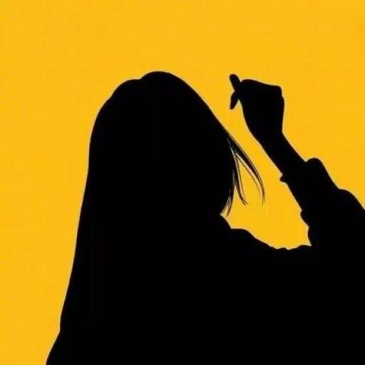 影子 黄色头像 情侣头像 男生头像 女生头像