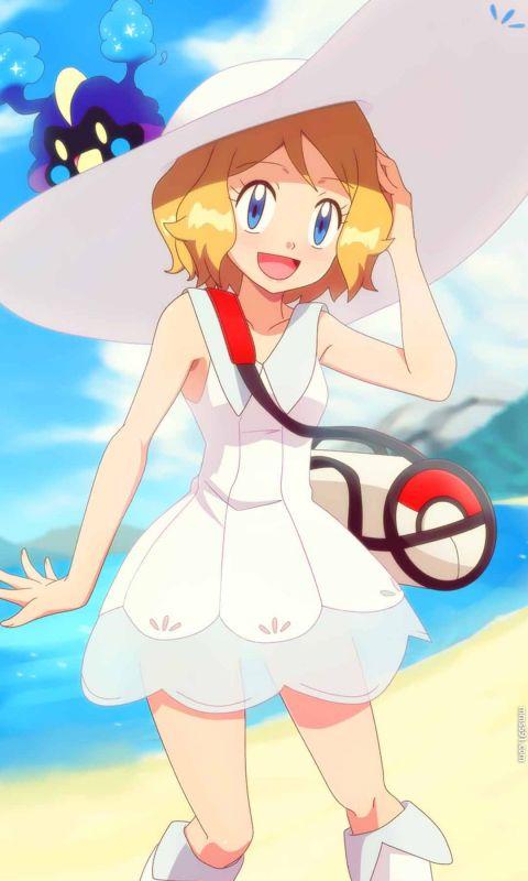 神奇宝贝美女,宝可梦人物莎莉娜serena手机壁纸图片(3)