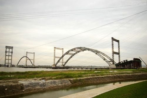 2010.4.25 曹娥江袍江大桥最新建设图集