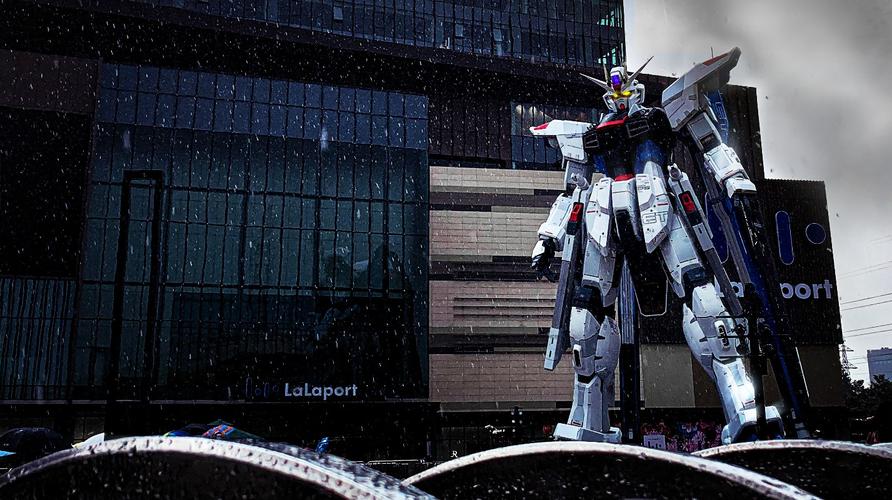 wallpaperengine上海自由高达大型拼装模型动态壁纸