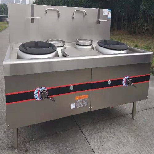 成都厂家直销 红外线双眼炒菜灶 不锈钢酒店餐馆节能灶 燃气双眼灶