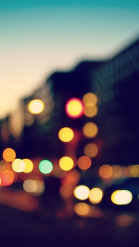 城市,夜晚,光圈,朦胧