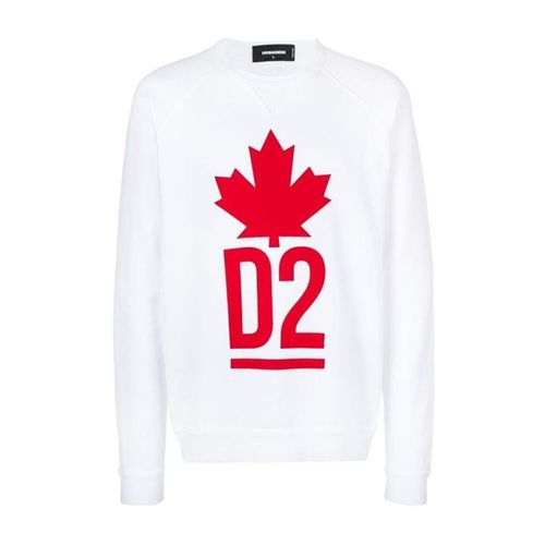 dsquared2/d二次方 19年春夏 套头 男性 印花 logo 男卫衣 s71gu0285