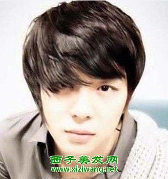 男士短发定位烫发型造型图片