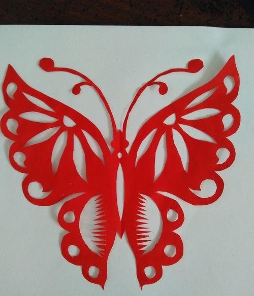 蝴蝶剪纸怎么剪三又快又好