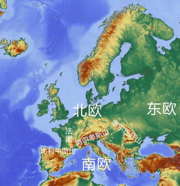 法国是欧洲典型的海陆复合国家(英国是岛国,德国及俄罗斯都是陆权