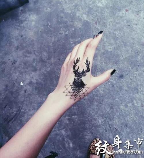 虎口纹身,虎口纹身手稿,虎口纹身手稿图案大全