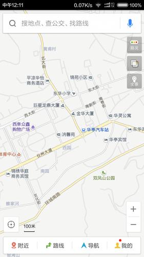 谁能给我发张甘肃平凉华亭的街道位置图