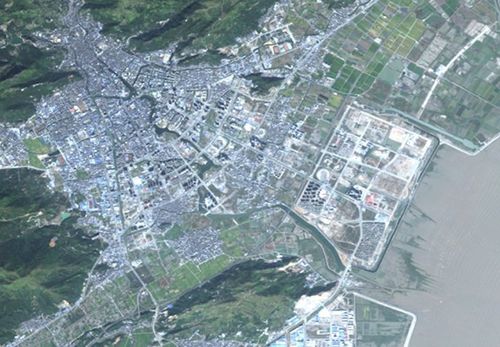 乐清中心区2012-10-15卫星图