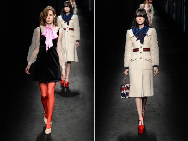 gucci 女孩是这样去上班的,亮片西装套装或提花纹套装. 7,蝴蝶结