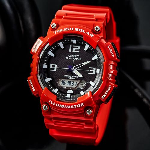 s810wccasio卡西欧手表男太阳能运动电子表学生手表男女表aq