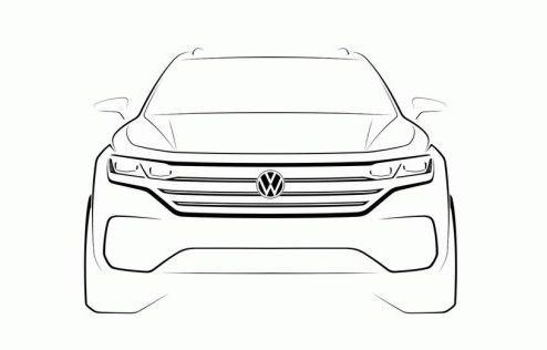 大众车牌简笔画