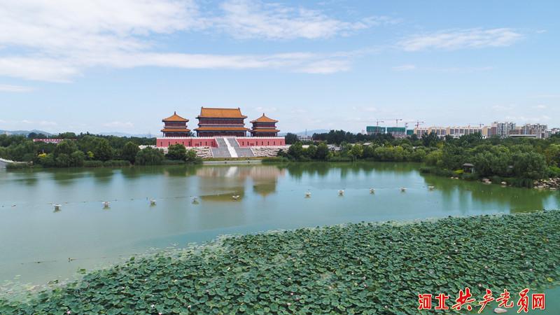 2021年8月2日,河北省唐山市丰润区还乡河畔水韵丰美.朱大勇 摄