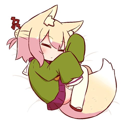 【kimomimi】小狐狸兽耳酱的表情包收集(日语:ケモミミちゃん)(画师