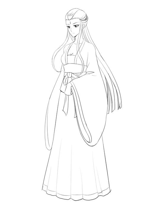 古装漫画人物设定草稿|动漫|单幅漫画|chris1065876475 - 原创作品