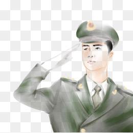 "手绘 军人"