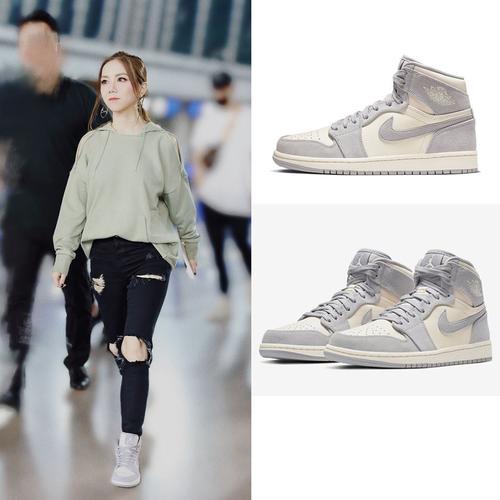 纯原 邓紫棋上脚款 air jordan 1 high wmns 香芋紫灰