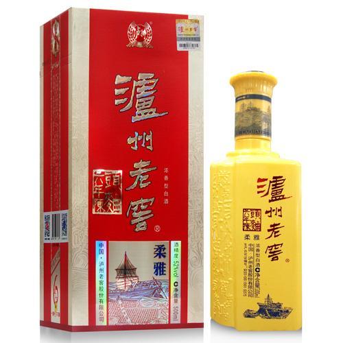 泸州老窖六年头曲柔雅52度(瓶装 500ml)