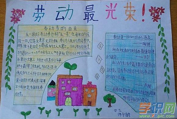 劳动最美手抄报内容_关于劳动的手抄报图片