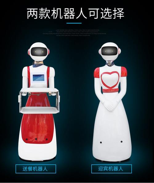 酒店智能机器人餐厅酒店饭店美女智能迎宾无轨餐传菜机器人服务员前台
