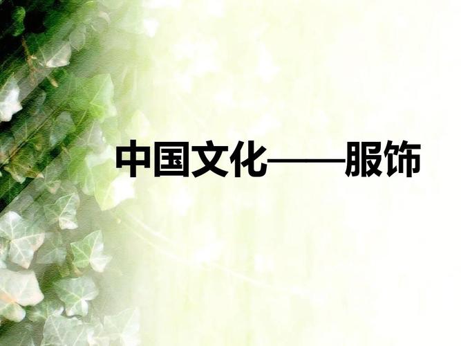 无忧文档 所有分类 人文社科 文化/宗教 中国传统服饰ppt  第1页 (共