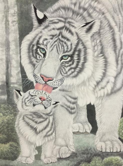 淳朴意境写神韵——师树林虎画近作欣赏