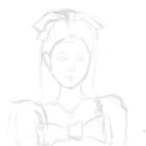 草稿_手绘_手绘头像_文化_绘画