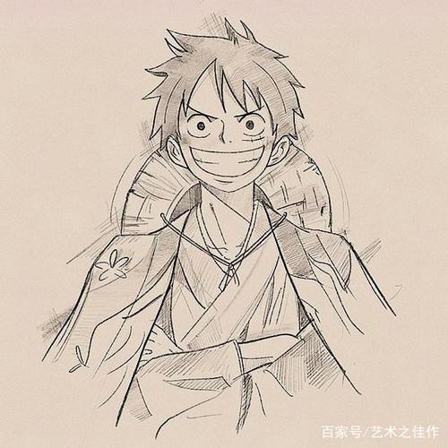 动漫人物线稿,帅气十足的小哥哥