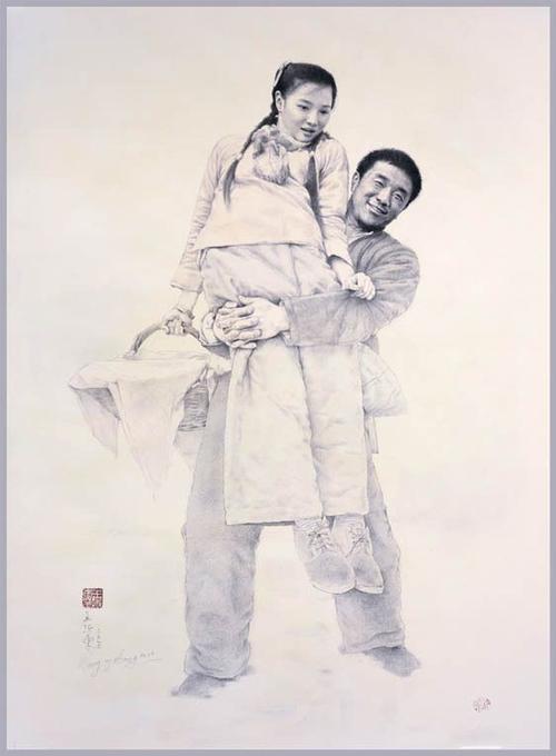 中国著名画家王沂东素描作品欣赏